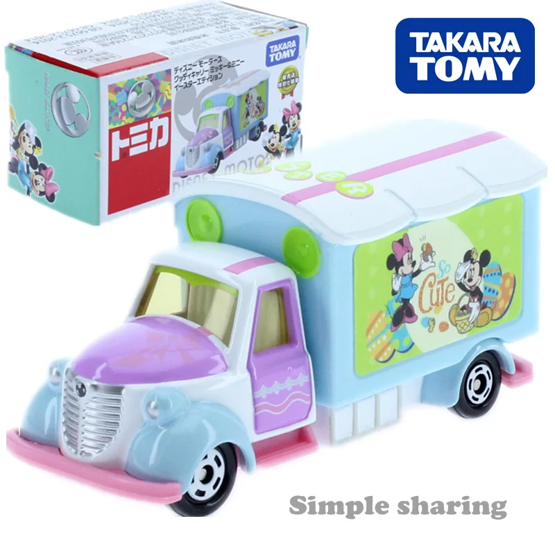 117049 TOMICA Дисней Моторс Микки Минни сериал фильм и ТВ Япония Такара TOMY Модель Коллекция автомобилей детские игрушки ограниченный подарок - Цвет: 117049