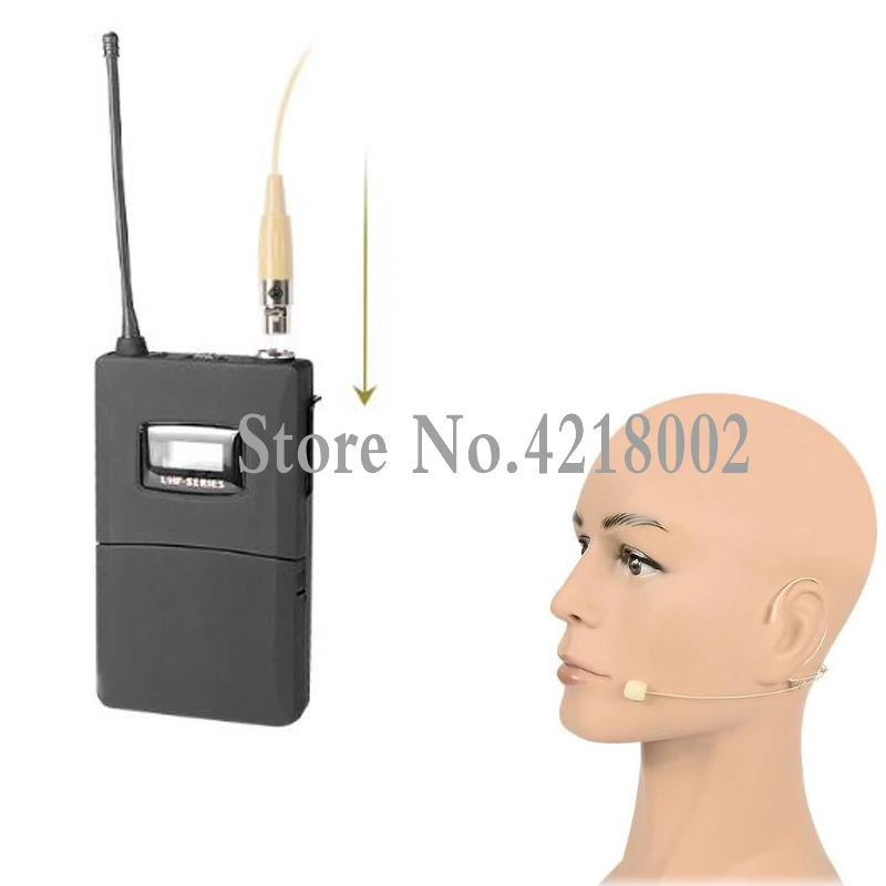 Конденсаторная головная гарнитура с микрофоном для AKG Shure беспроводной корпус