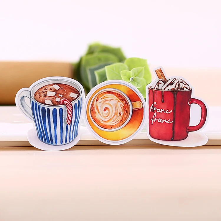20 шт./упак. зима «Hot Drink Coffee» декоративные планировщик наклейка, сделай сам, Скрапбукинг телефон дневник Стикеры s Эсколар