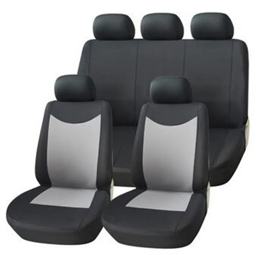 

Universal 9PCS Mesh Fabric Auto Interior Accessories Classic Design Styling Car Seat Covers Universal Car-cases Protector suv
