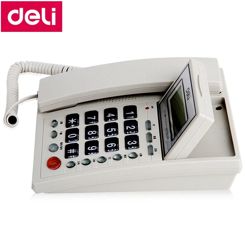 Deli 786 телефонный набор на сиденье вращающийся экран с функцией отображения