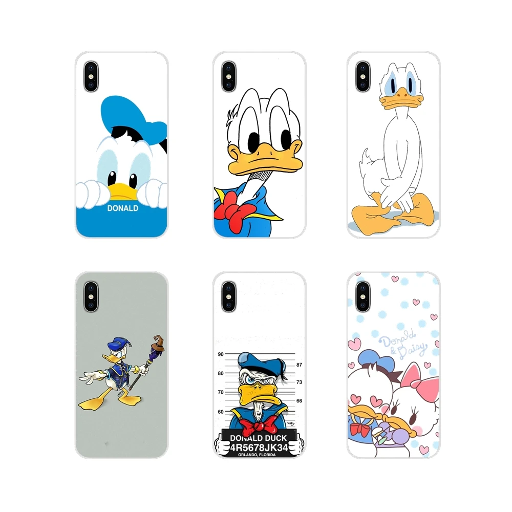 Новый дизайнерский чехол для телефона с рисунком Дональда Дака Huawei Nova 2 3 2i 3i Y6 Y7 Y9 Prime Pro GR3 GR5 2017 2018 2019 Y5II