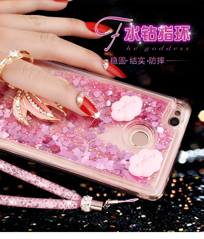 Чехол для телефона с динамическим жидким кольцом и подставкой Xiaomi Redmi 4X (5 0 &quot)