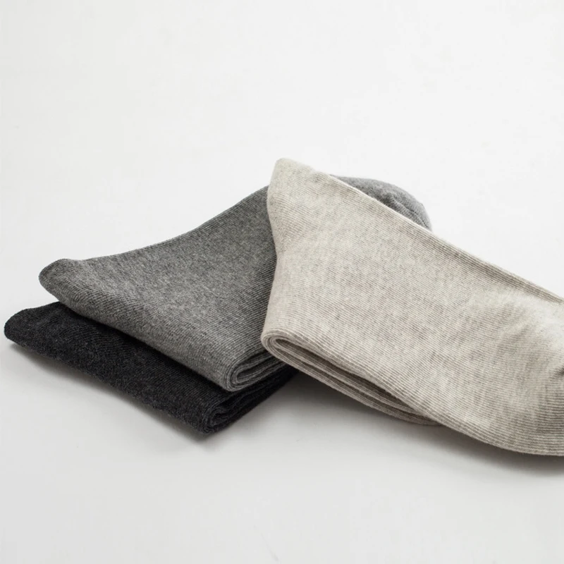 Носки мужские однотонные из серебристого волокна антибактериальные 3 пары = 1