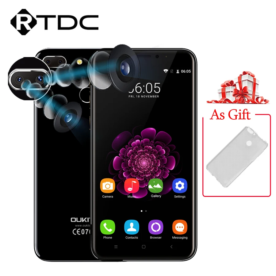 В наличии оригинальный Oukitel U20 плюс 5 &quotFHD 4 ядра 2 ГБ Оперативная память 16