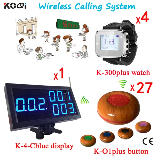 

Wireless Calling Launch Button Waiter Call Table Buzzer/Bell/Button