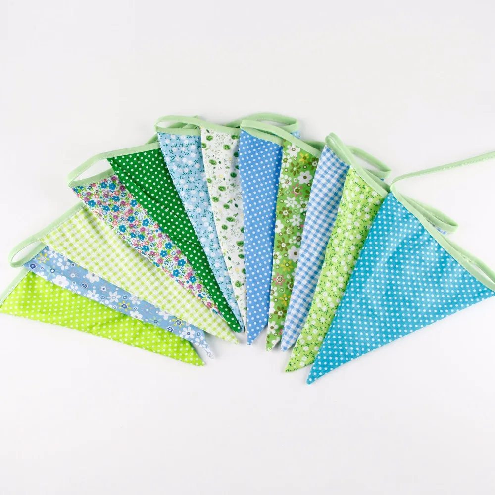 12 флагов 3 6 м большого размера разноцветный синий зеленый хлопок ткань баннер из