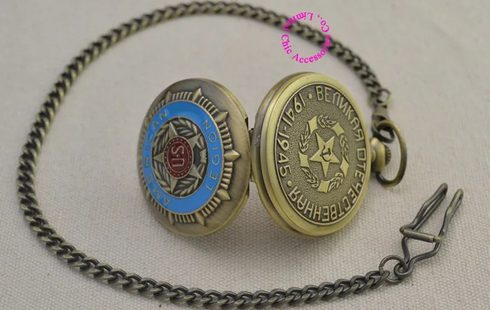 Механические скелетные стальные мужские бронзовые карманные часы винтажные