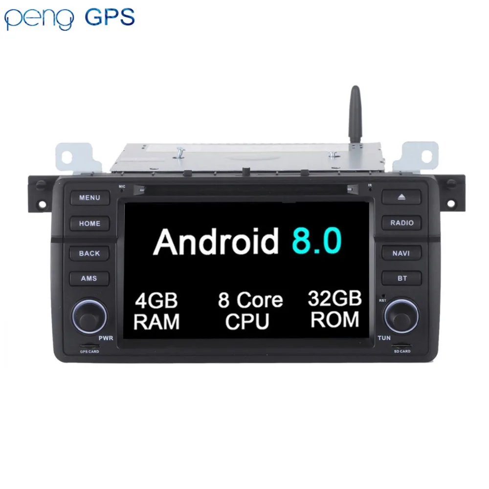 2 din Android 8 0 7 1 автомобиля Радио DVD плеер gps навигации для BMW E46 M3 3 серии 1998 2005