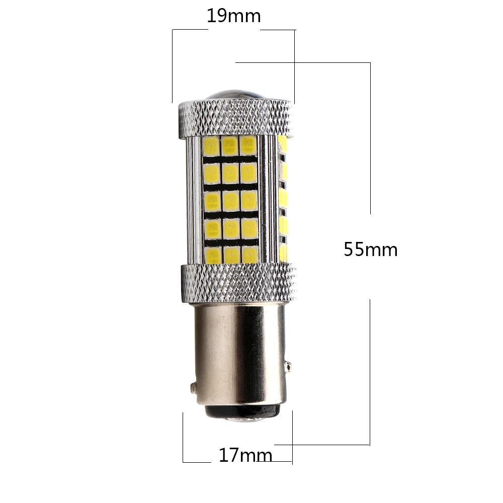 YM E-яркий 30 Шт 1157 BAY15D P21/5 Вт 2835 66 SMD светодиодный лампы сигнала стоп-сигналы 12V 24V 1320Lm стайлинга автомобилей Белый Янтарь красные, синие