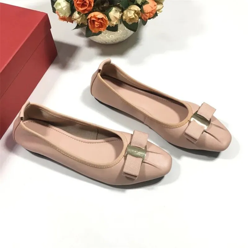 FITOW/женские роскошные Лоферы без шнуровки на мягкой подошве Балетки с круглым