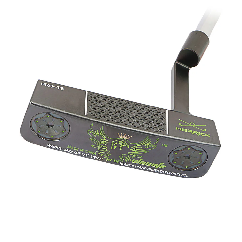 Клюшка для гольфа цветная правая рука для мужчин Стальной вал CNC putter высокое качество клюшка для гольфа - Цвет: black 33inch