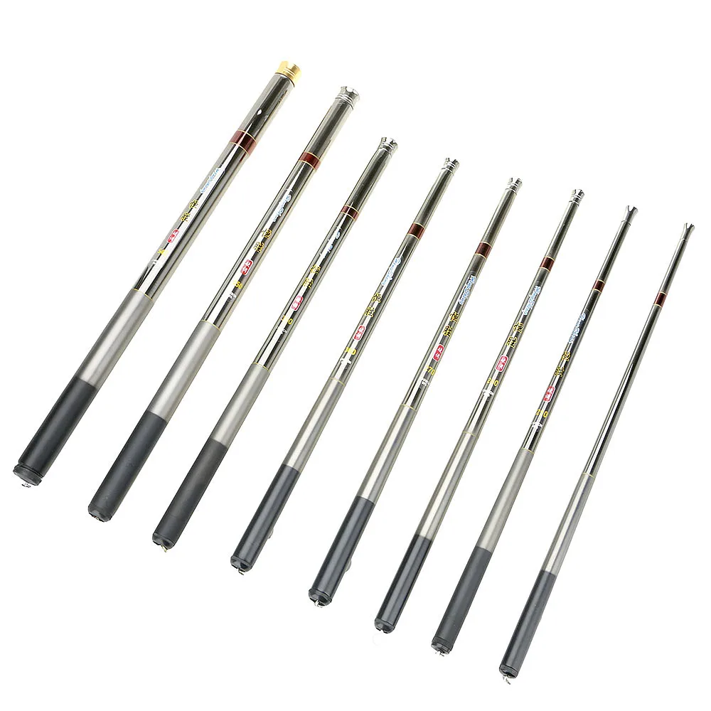Портативная телескопическая удочка из углеродного волокна 1 8 5 4 м рыболовная