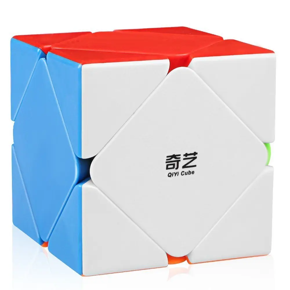 

Быстрая скоростная головоломка Qiyi, волшебный куб без наклеек, 3D пазл, твист, игрушки для детей, упаковка с цветной коробкой, 1 шт., безопасный, ...