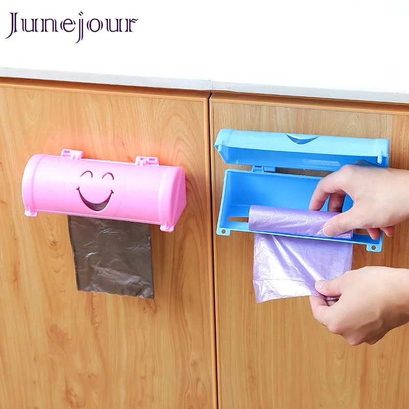 Junejour Simle форма мешок для мусора коробка хранения Настенный lastic мусорные мешки