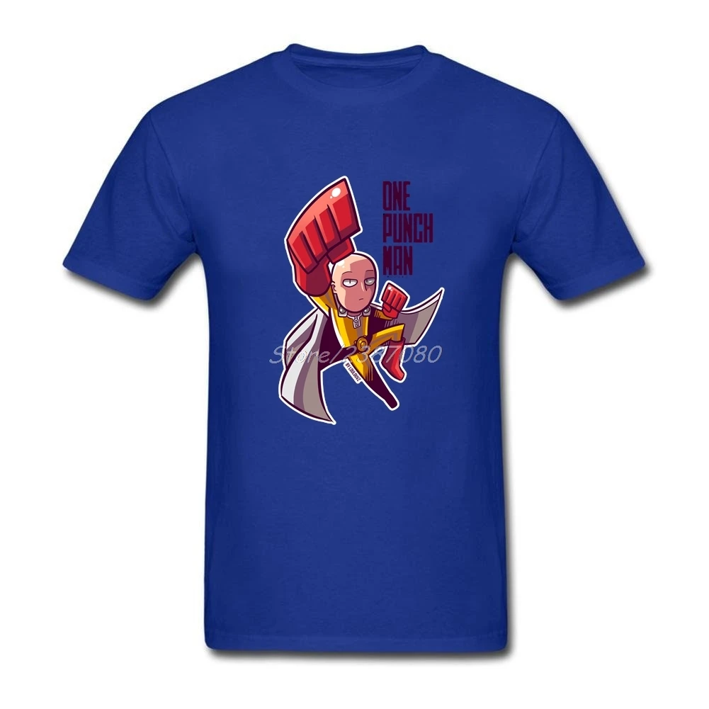 Pop One Punch Man Футболка Geek футболка Для мужчин из хлопка с круглым вырезом 3XL короткий