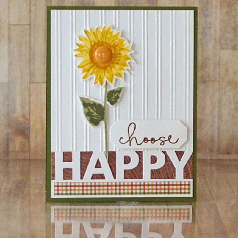 Новый металлический трафарет с надписью Happy для скрапбукинга
