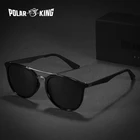 POLARKING Марка Ретро Поляризованные Солнцезащитные Очки Для Мужчин Вождения Двойные Мостовые Очки Мужской TR90 Рыбалка Очки Gafas asculos de sol