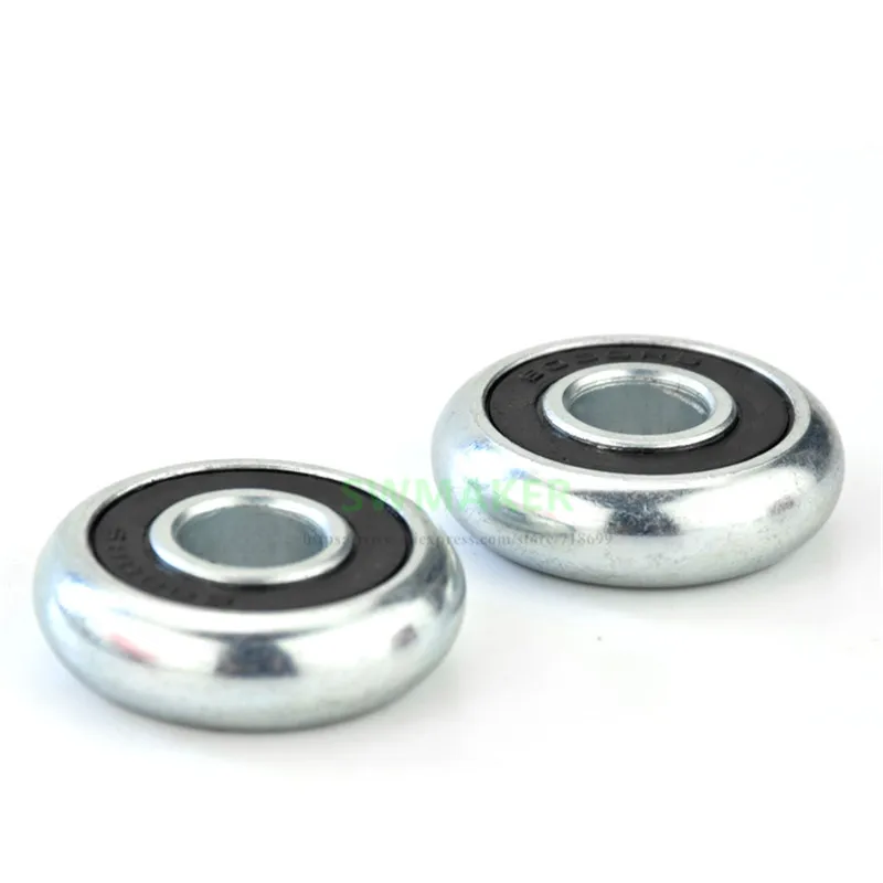 10*30*8.5mm R type pulley bearing steel wear-resistant and smooth rolling mechanical equipment drawer showcase metal wheel | Обустройство