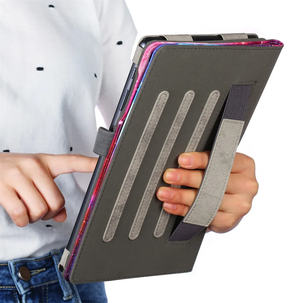 Чехол из искусственной кожи для Samsung Galaxy Tab A SM T515/T510 2019 тонкий чехол планшета 10 1
