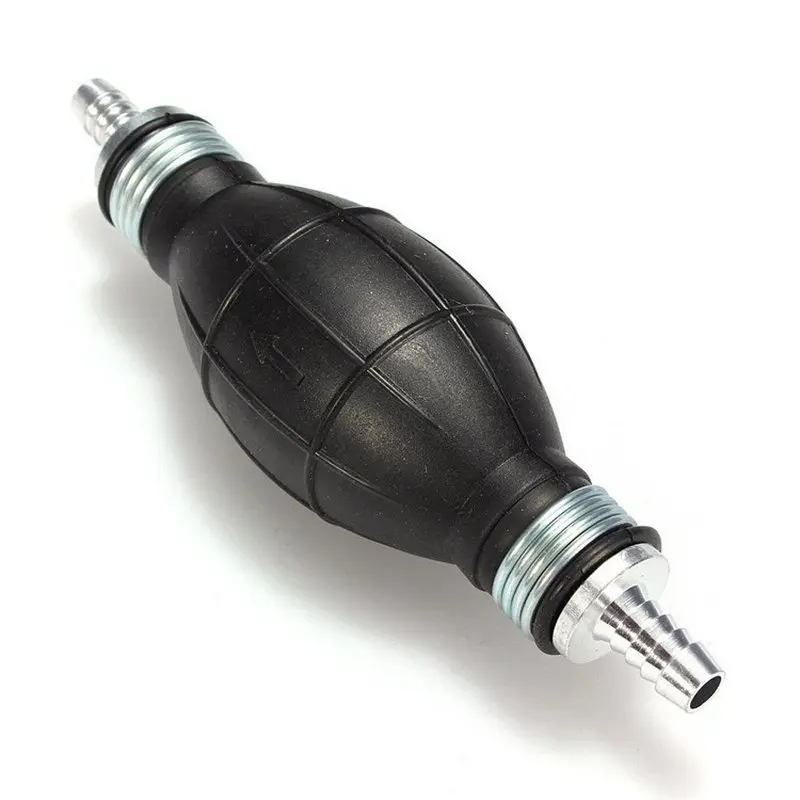 Universal Fuel Pump Rubber Manual Transfer Liquid Gasoline Petrol Diesel Aluminum Tube 6/8/10/12mm For Car Boat | Автомобили и