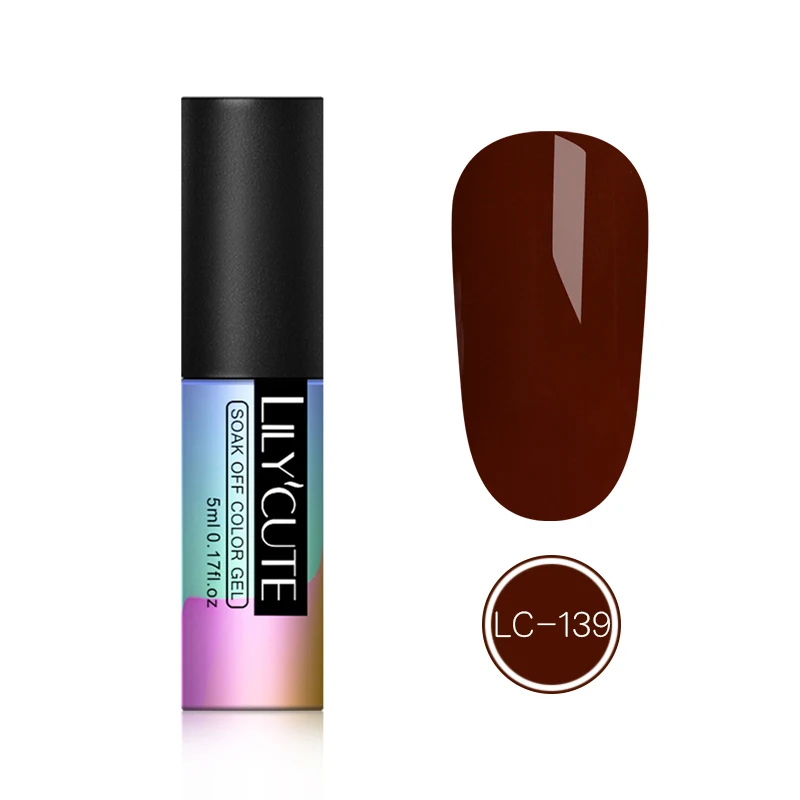 LC-139 LILYCUTE гель для ногтей лак для ногтей Полупостоянный УФ-эмаль гибридный дизайн ногтей Офф-гель лак белый гель для маникюра - Цвет: LC-139