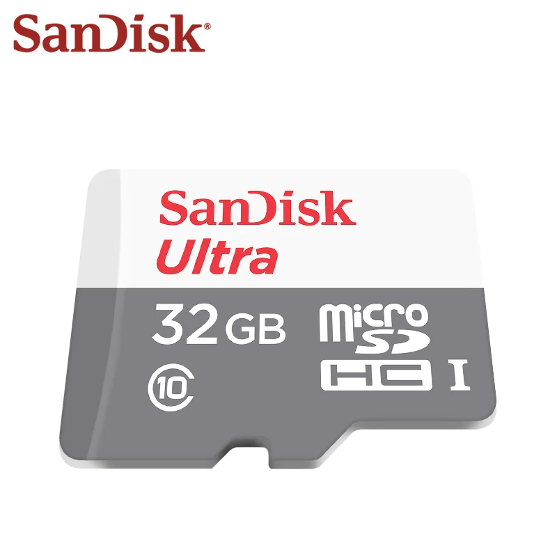 Карта памяти Sandisk Ultra Micro SD класс 10 100% оригинал SDHC TF карта 32 ГБ 8 флэш для смартфонов