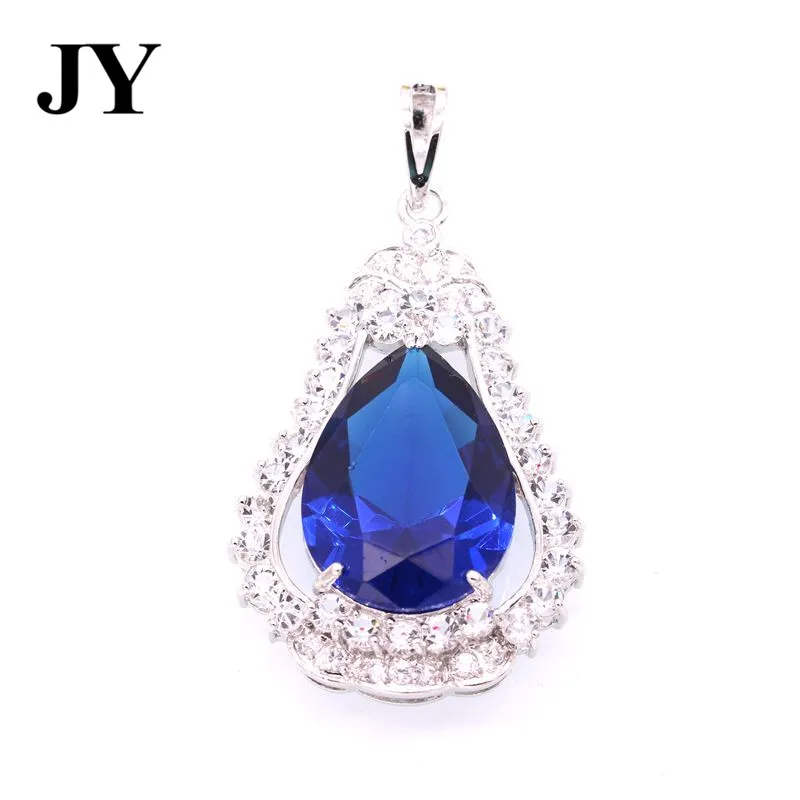 Jyfashion серебро Цвет Голубой Подвеска для Для женщин женские Best любовь подарок друг