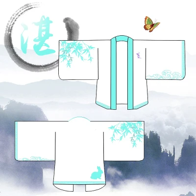 B Grandmaster of Demonic Cultivation Mo Dao Zu Shi WeiWuXian Lan Wangji, костюмы для косплея, плащ, милая накидка, шаль, пальто, платье, новинка - Цвет: B