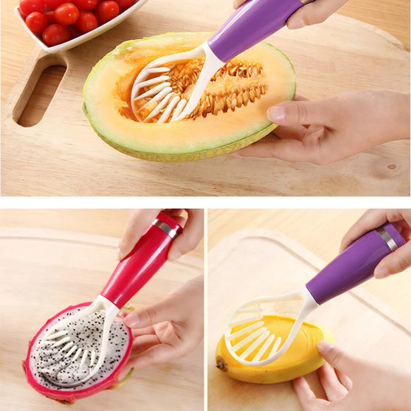 Многофункциональное пластиковое устройство для удаления семян фруктов и