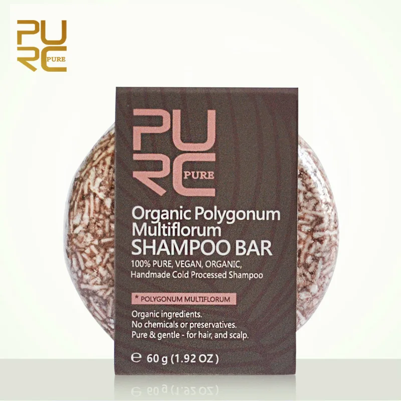 PURC 7 формул Уход за волосами шампунь бар мыло набор холодной обработки 100% чистый и
