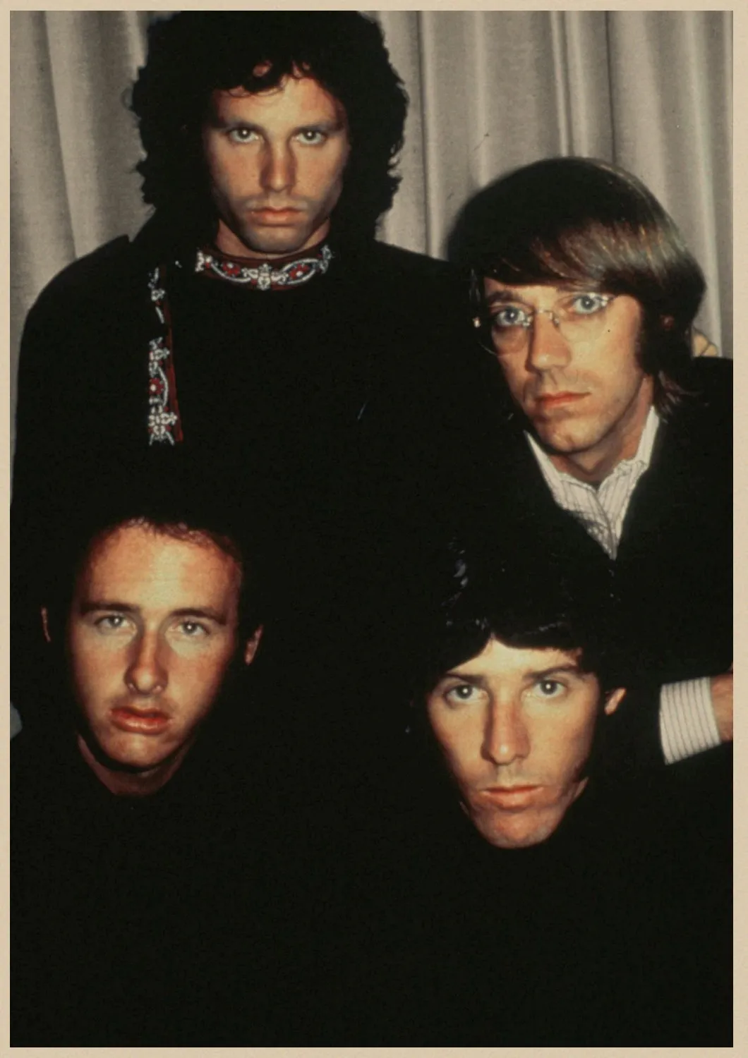 26 The Doors Jim Morrison Винтаж Ретро Рок-Группа Музыка Гитара матовая крафт-бумага плакат Настенная Наклейка домашний декор A1 - Цвет: 26