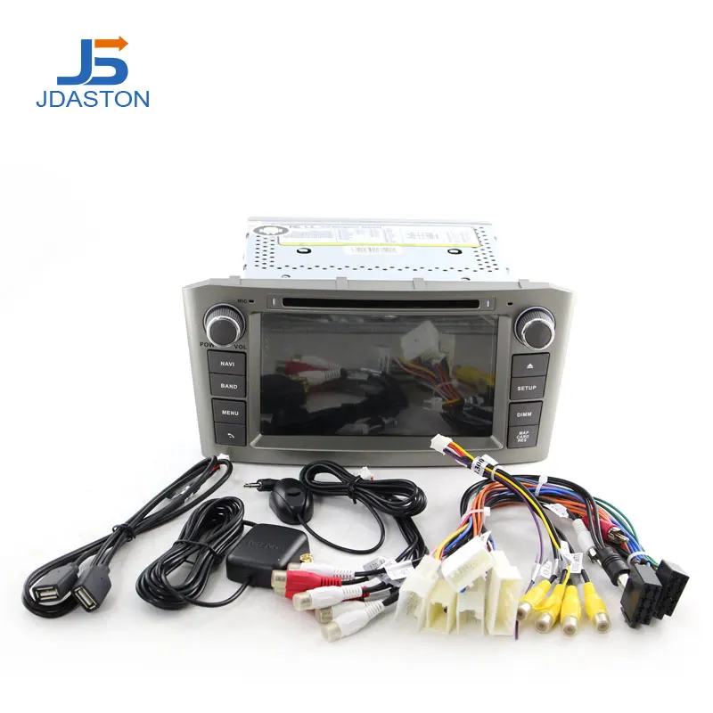 JDASTON Android 10 автомобильный мультимедийный плеер для Toyota Avensis/T25 2003-2008 2 Din Автомобильный Радио gps Навигация DVD CD ips стерео wifi