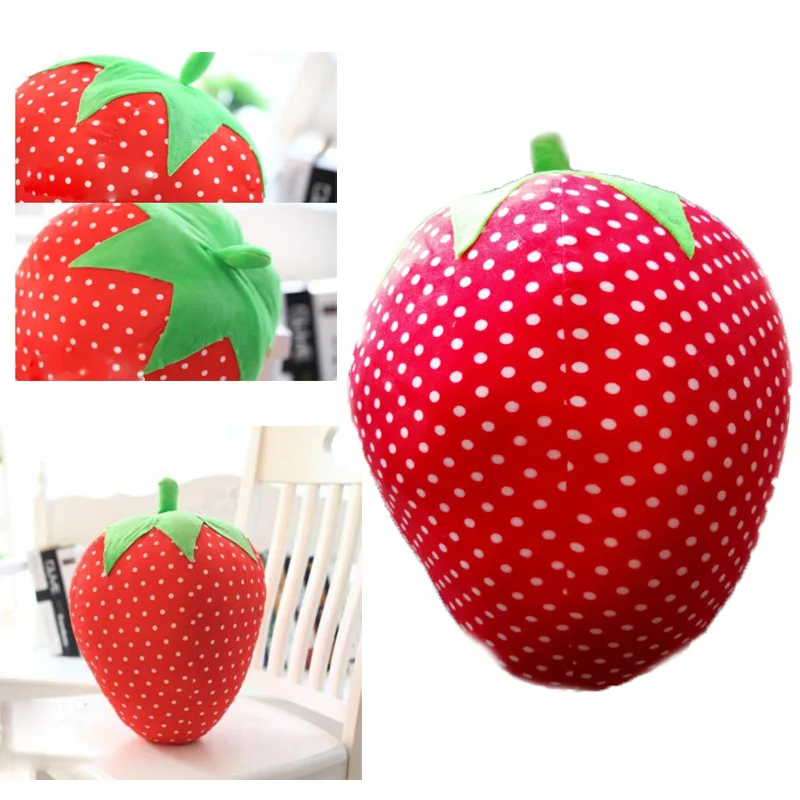 Забавная подушка для фруктов и овощей плюшевые игрушки детей с клубникой|vegetable