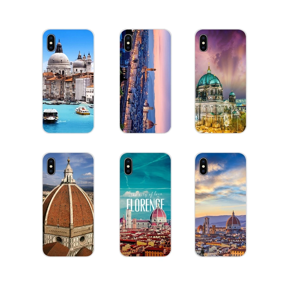 Для Apple iPhone X XR XS MAX 4 4S 5 5S 5C SE 6 6S 7 8 Plus ipod touch Italy landscape мягкие прозрачные