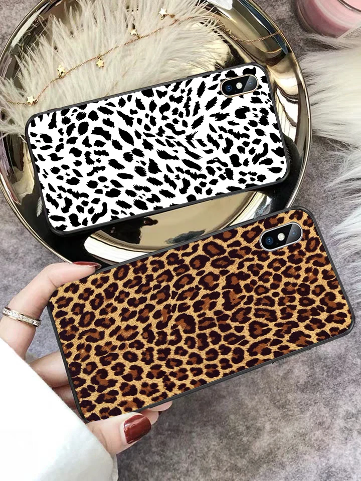 Модный силиконовый чехол с изображением тигра леопарда Пантеры для iPhone 5 5S 6 6S Plus 7