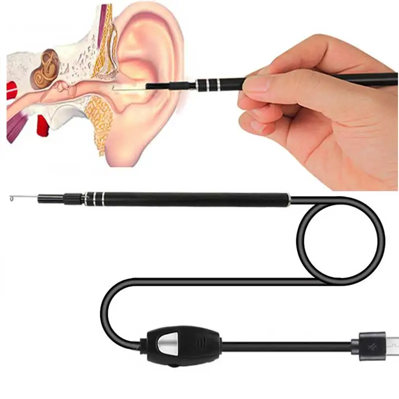 Новый USB инструмент для очистки ушей HD визуальная Ушная ложка