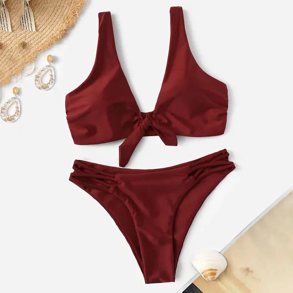 Bikini Brazillian 2019 Women Two Pieces Push-Up Set Swimsuit Swimwear Beachwear Female Swimming Biquini Maillot De Bain | Женская одежда