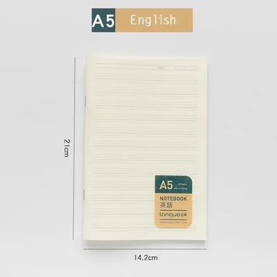 A5 English A5 B5 креативный простой ПП Обложка Мягкий блокнот альбом для рисования альбом для записей канцелярские товары Пуля журнал поставок - Цвет: A5 English