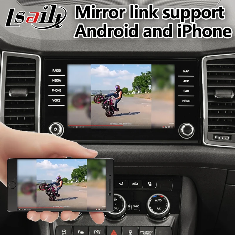 Android 7,1 видео интерфейс для Skoda Karoq/Kodiaq/Rapid/Fabia/Superb/Octavia MQB MIB MIB2 система- года T7