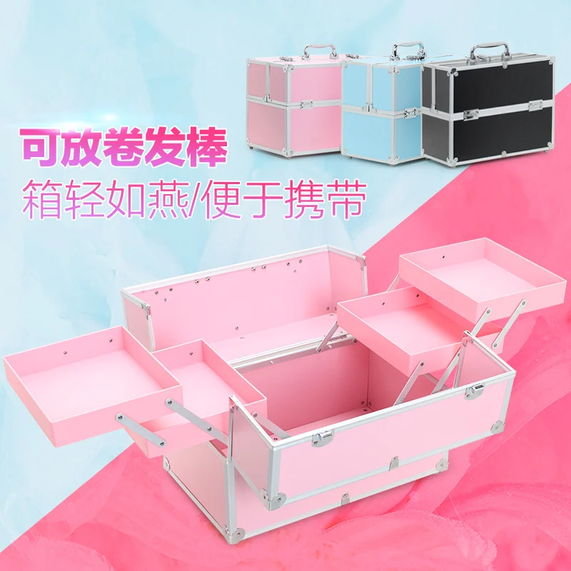 Многоуровневый ящик для хранения профессиональная женская косметичка большого