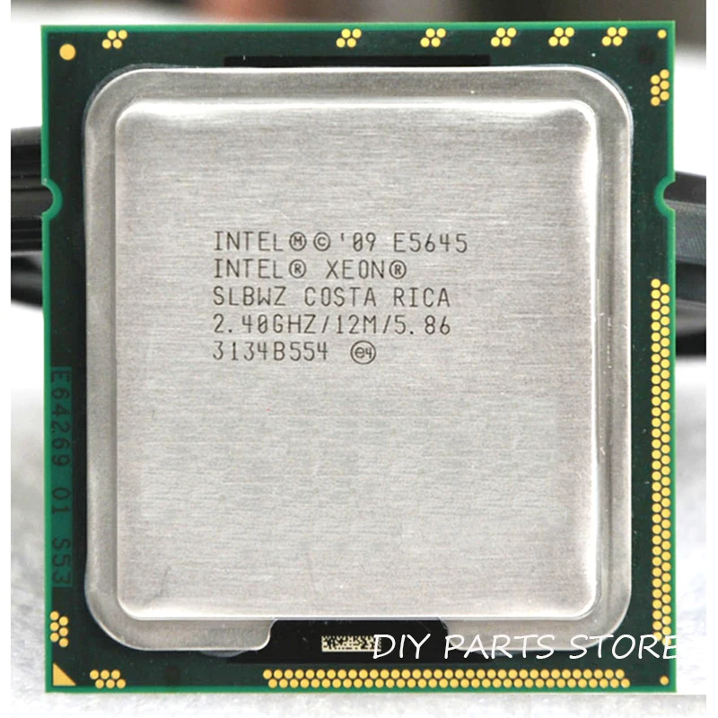INTEL XEON E5645 шестиядерный 2 4 ГГц LeveL2 12M работает для LGA 1366 montherboard|intel xeon|xeon e5645six core |