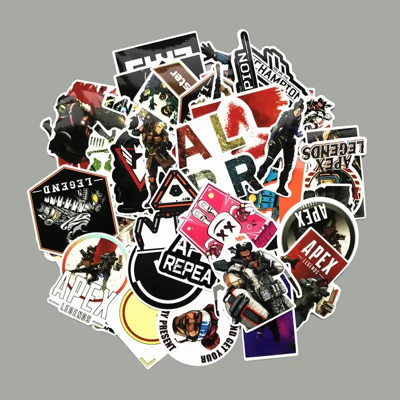 68 шт./лот граффити наклейка крутая Apex Legends для игры на гитару мотоцикл скейтборд