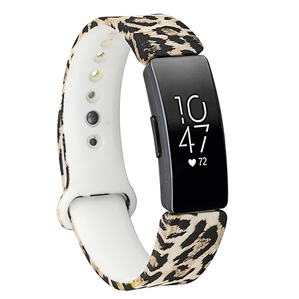 Pattern H Силиконовый ремешок для Fitbit Inspire HR/Inspire Смарт-часы с напечатанным рисунком сменный ремешок для Fitbit Inspire - Цвет: Pattern H