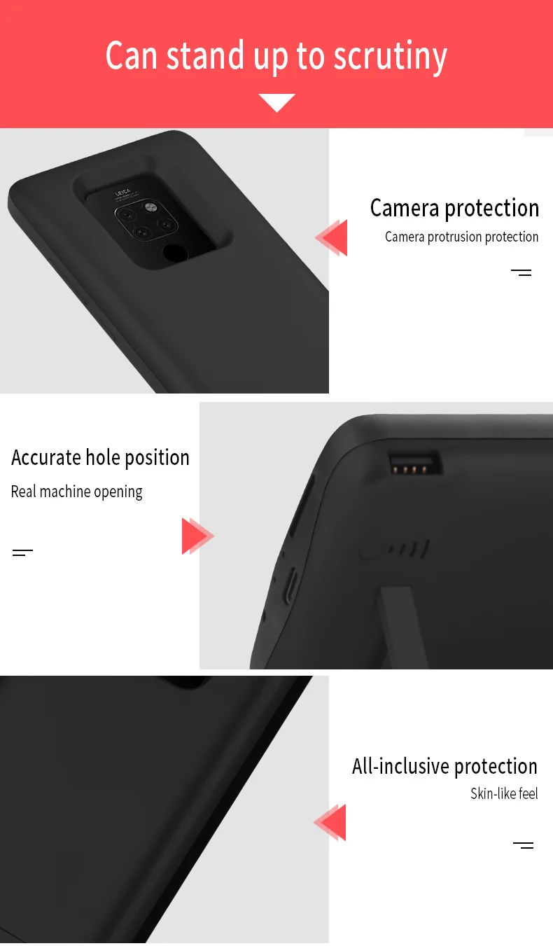 Чехол для аккумулятора power Bank для huawei mate 20 Pro X, ударопрочный, 6500 мА/ч, чехол для зарядного устройства, чехол для аккумулятора, простой чехол для зарядки s