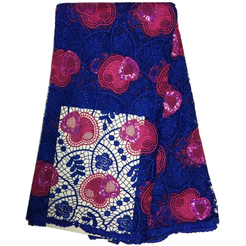 Нигерийские Шнурки Ткани 2017 Африканский Шнур Кружева Высокого Качества Нигерии