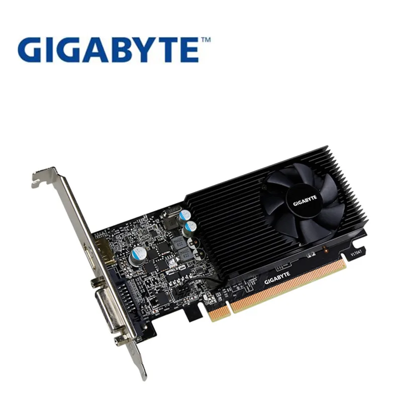 Полностью новая Видеокарта Gigabyte GT1030 2G с половинчатой высотой HTPC нож карта LP