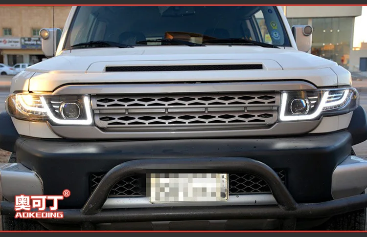 AKD автомобильный Стайлинг Головной фонарь для Toyota FJ Cruiser фары 2007- FJ150 светодиодный фонарь DRL Hid Bi Xenon автомобильные аксессуары