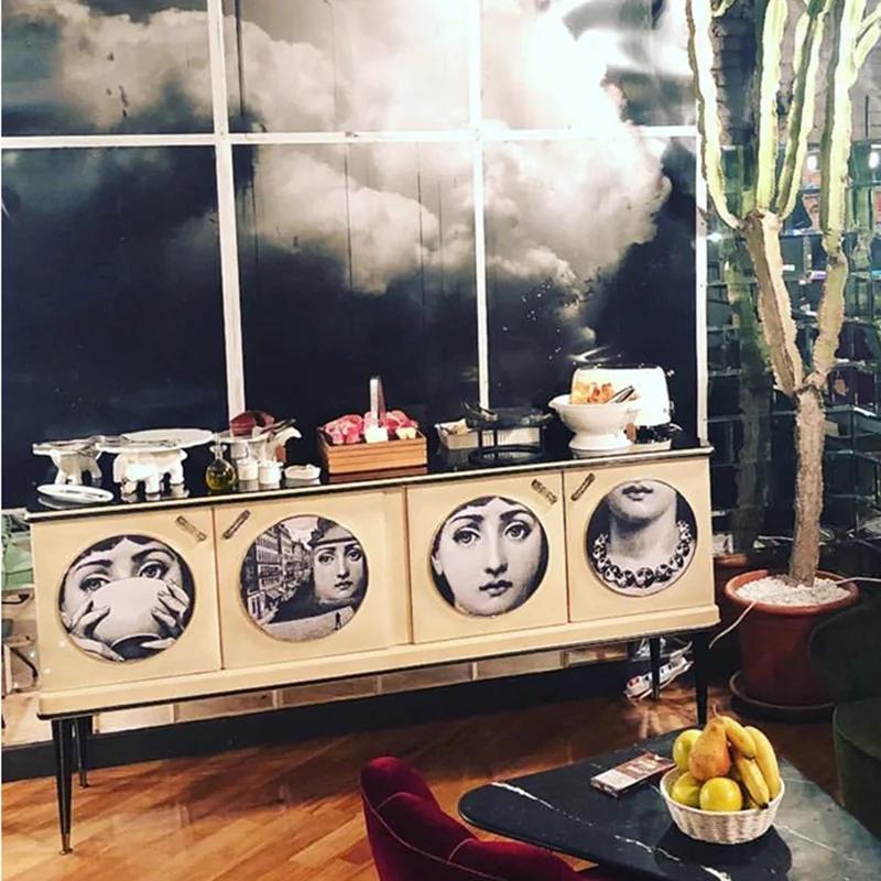 Fornasetti прозрачные наклейки стены декоративные классической художественной обои