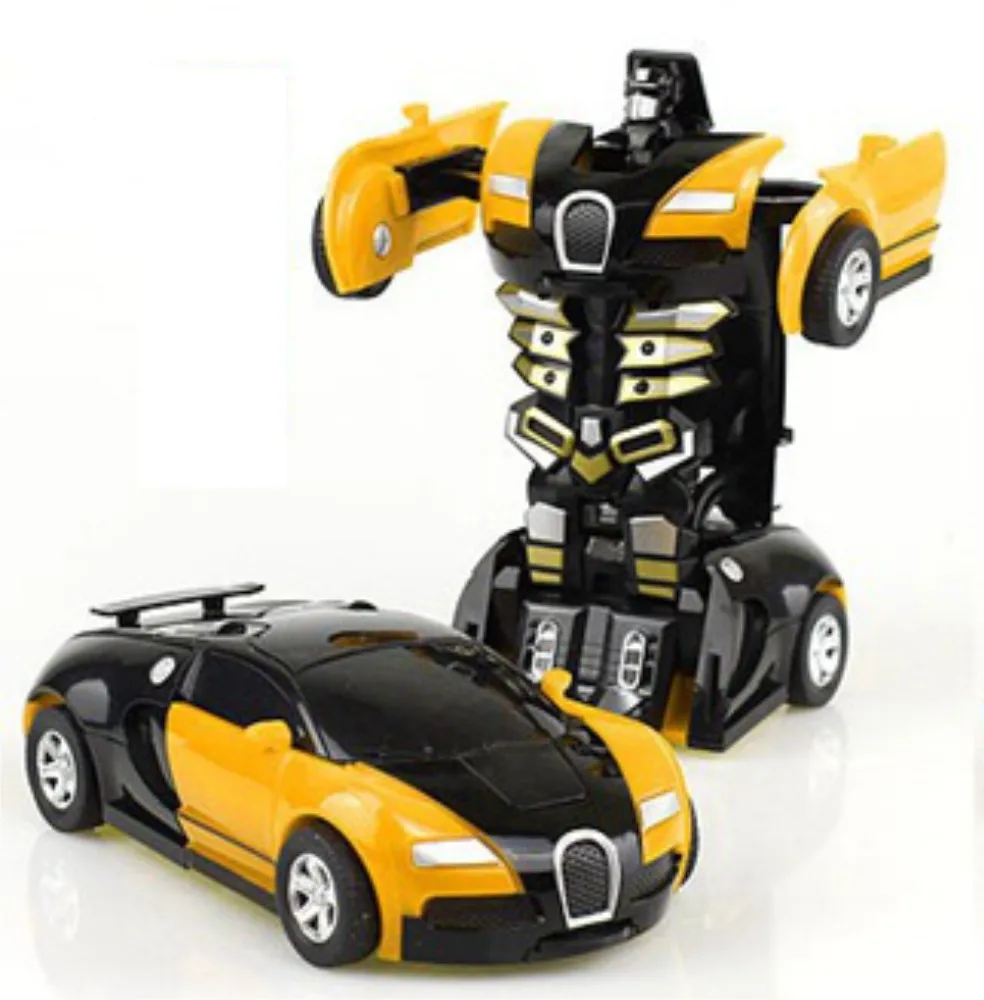 Инертивность трансформации автомобиля Робот Игрушки Bumblebee Optimus Prime Megatron Decepticons